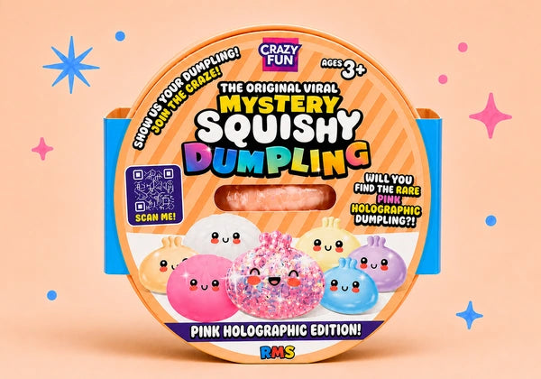 Pink Holographic Edition Mystery Squishy Dumpling