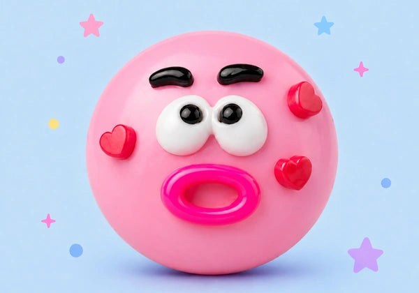 Pink ORB Curiosities Smushers character